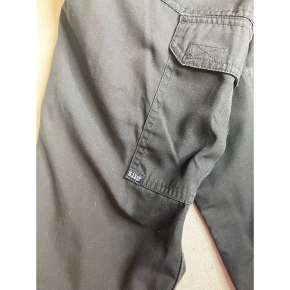 Tactical 511 Mens Black Cargo Pants 40x30 - Picture 5 of 6